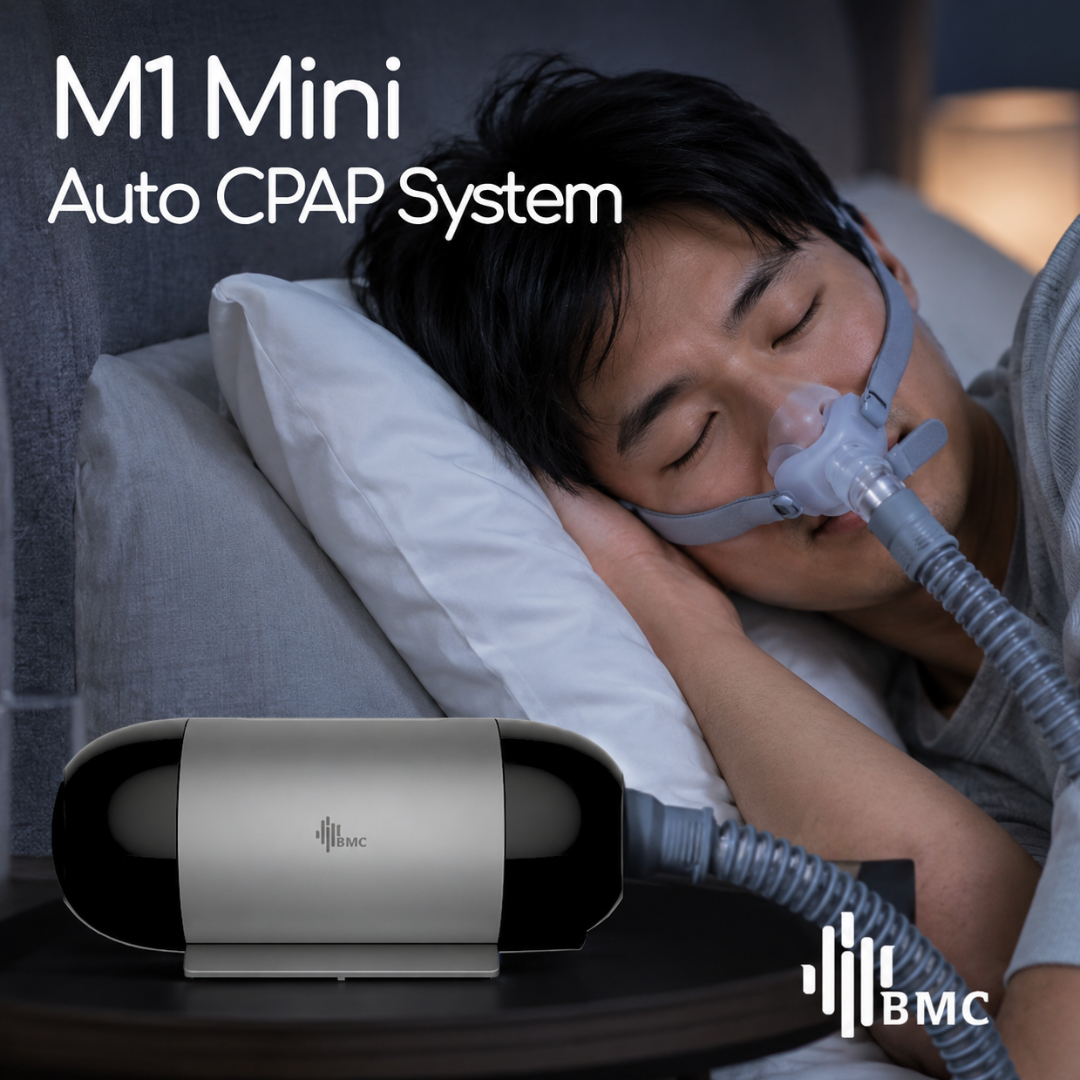 CPAP装置 BMC M1 Mini Auto CPAP System＜CPAPマスク1点プレゼント中＞